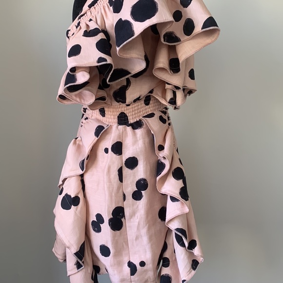 NWT Aje ‘Beronia’ Blogger Favourite Polka Dot Mini Dress Size 4 - Picture 10 of 12